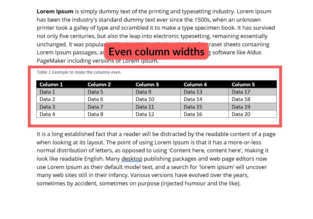 make-all-table-column-widths-even-in-a-microsoft-word-table