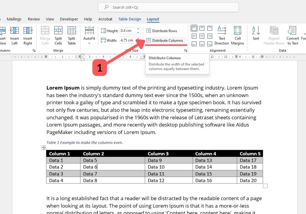 make-all-table-column-widths-even-in-a-microsoft-word-table